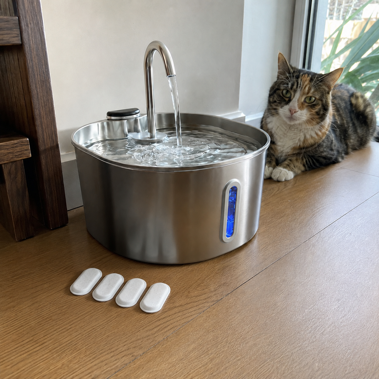 PureSpring fountain with filters included