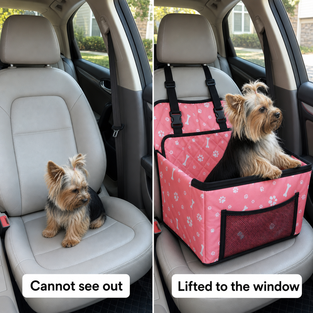 Lifted to the window
