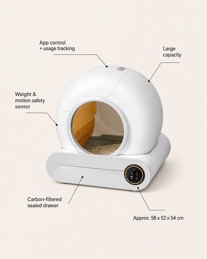 AutoClean - never scoop your cat's litter box again