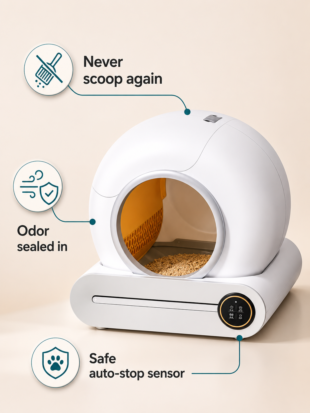 AutoClean - never scoop your cat's litter box again