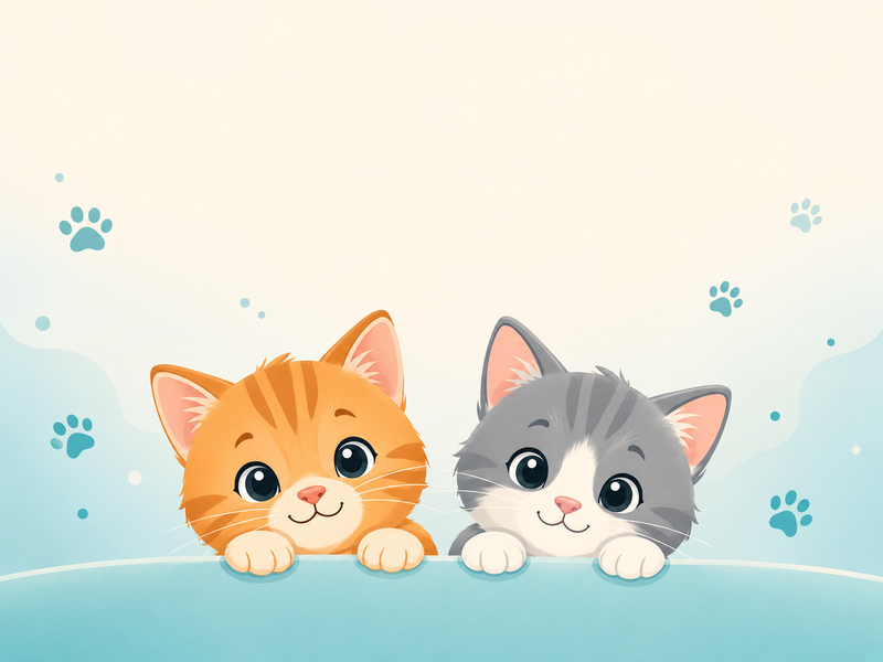 Two kittens — welcome discount